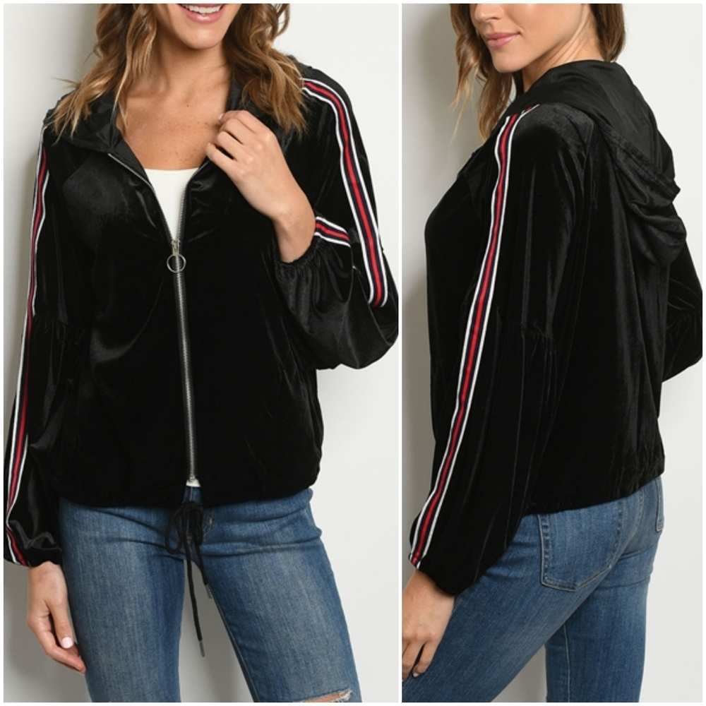 BLACK VELVET JACKET